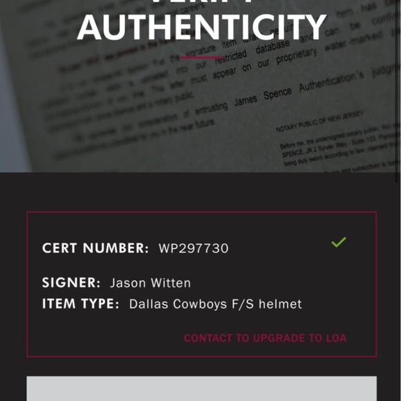 Dallas Cowboys Dak Prescott #4 & Jason Witten #82 Signed Full Size Helmet w COA - Picture 10 of 10